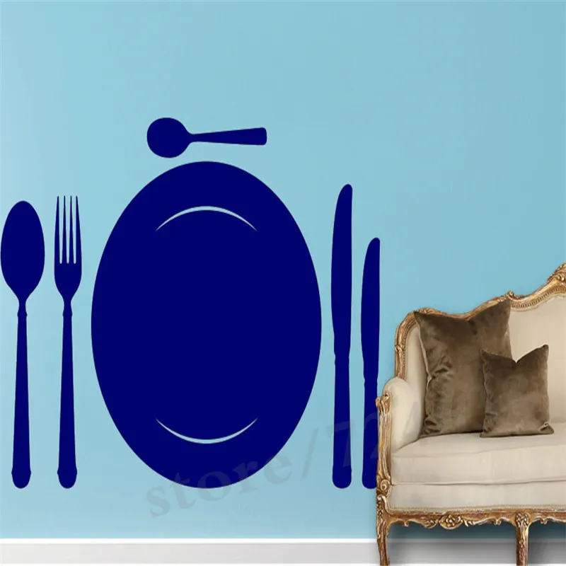 Кухонные настенные наклейки виниловые для посуды | Дом и сад