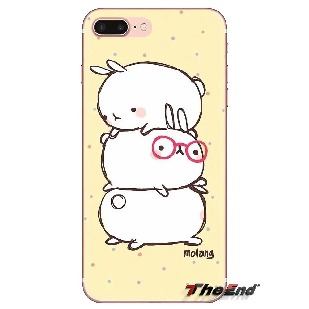 Корейский мультфильм Картофель молан розовый для iPod Touch Apple iPhone 4 4S 5 5S SE 5C 6 6S 7 8 X XR XS