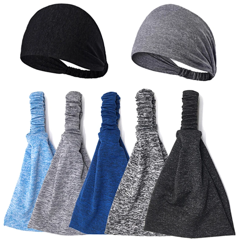 Новинка Женская повязка для волос Спортивная йоги резинка тюрбан на голову |