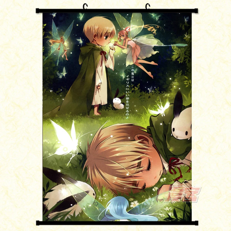 Японская декоративная картина аниме Hetalia: Axis Powers альфред ф. Jones &amp артур киркланд