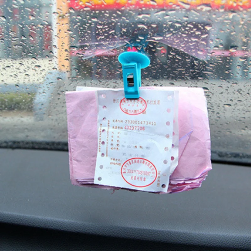 Автомобильный зажим на окно крепление присоске пластиковый съемный держатель