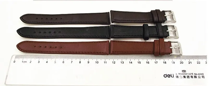 Оптовая продажа 100 шт./лот высокое качество 18 мм ремешок для часов из натуральной