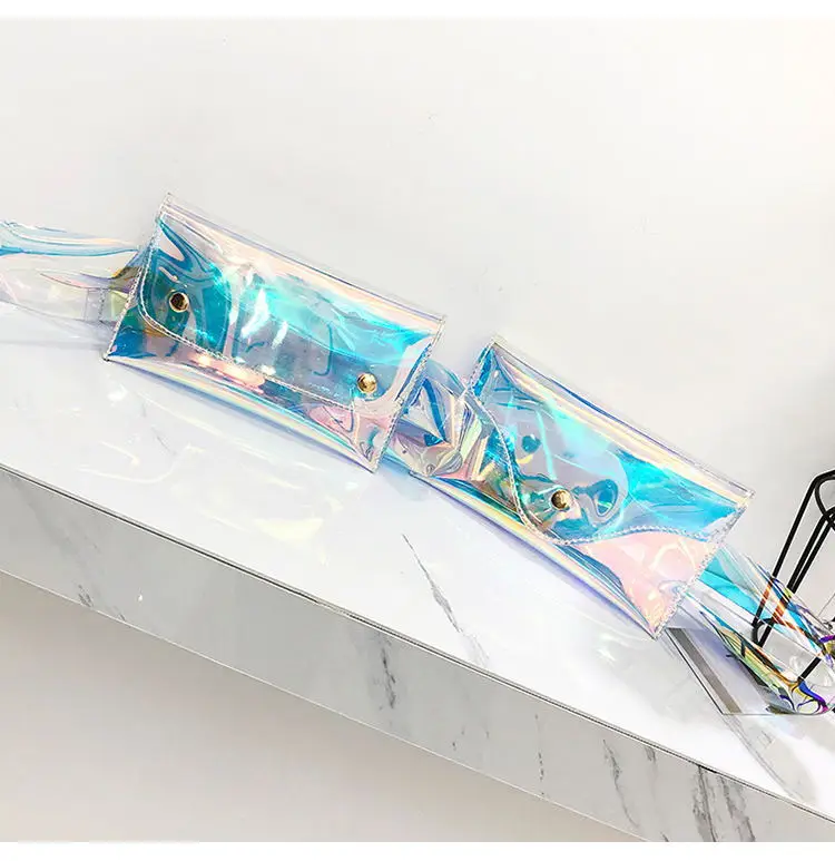 Прозрачные поясные сумки для женщин лазерный пояс ПВХ поясная сумка новинка 2019 |