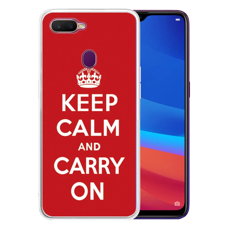 Мягкий силиконовый прозрачный ТПУ чехол для OPPO A11X A5 A9 2020 A3 A1 A83 A77 A59 A7X A57 с надписью