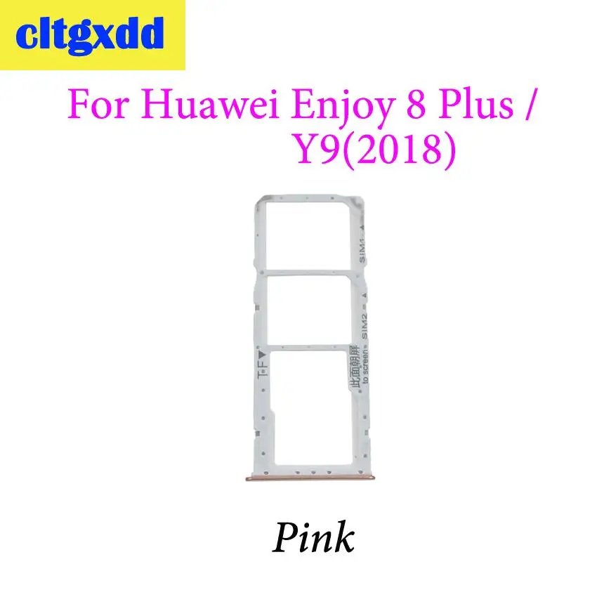 Cltgxdd новый лоток для sim карты и Сменные Запчасти лотков SIM/Micro SD Huawei Y9 (2018)/Enjoy 8