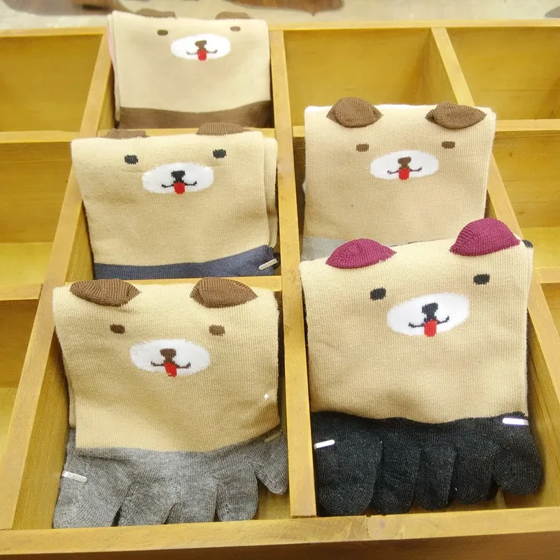 10 Пар/лот весной контакт Wuzhi носки женщин хлопка милый мультфильм завода