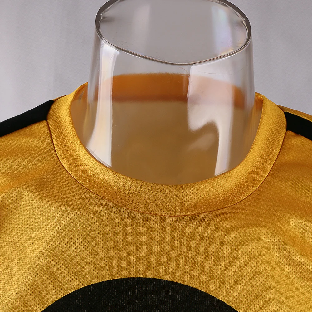 2018 Фильм Дэдпул 2 футболки косплей Уэйд Уинстон Уилсон желтый короткий рукав