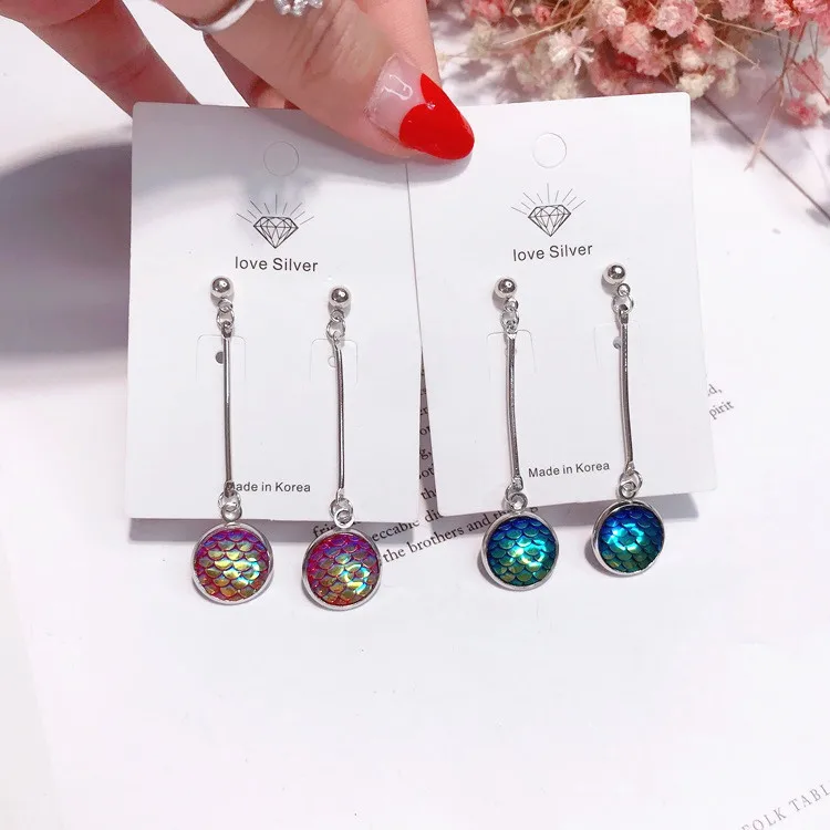 Масштаб кристалл серьги гипоаллергенная fadeless сплав ювелирные изделия для женщин