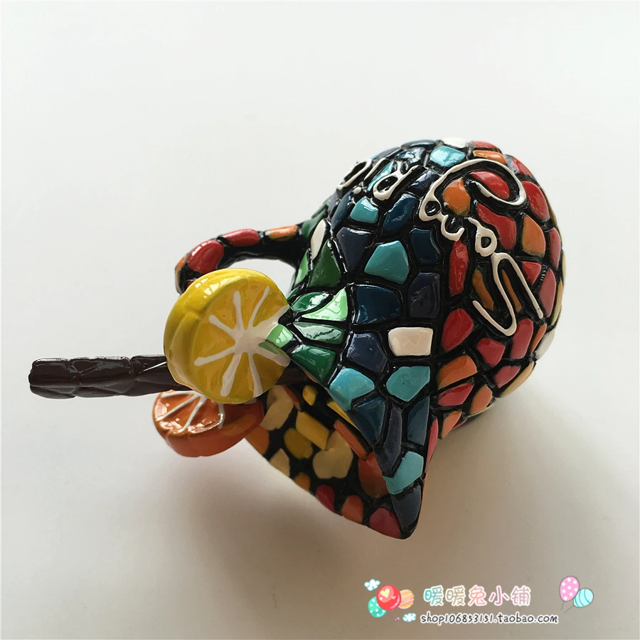 Полимерные наклейки на холодильник Span фрукты вино Сангрия стерео магнит | Дом и