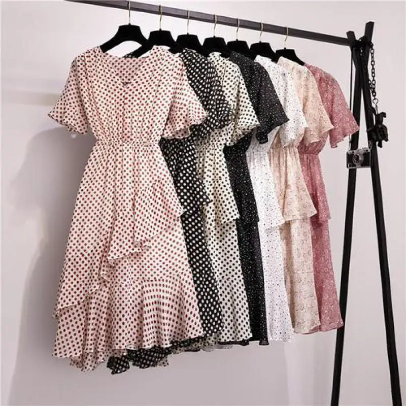 Женское Повседневное платье длинное облегающее шифоновое с коротким рукавом и