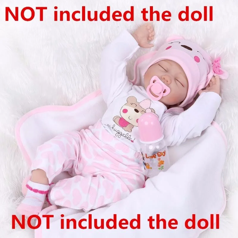 2" Bebe Reborn Одежда для маленьких девочек Кукла Одежда для новорожденных комплект одежды без куклы Детская Одежда Американская Девочка аксессуары для малышей