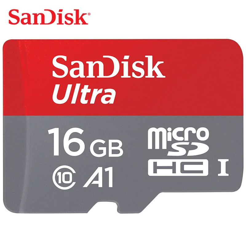 Sandisk A1 флэш карта памяти 128 Гб 64 ГБ 32 оперативной 16 встроенной Micro SD карты Class10 100