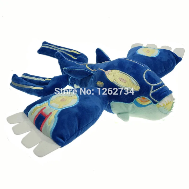 Mega Kyogre 1" плюшевые куклы мягкие игрушечные животные Дети подарки в виде плюшевых фигурок в розницу