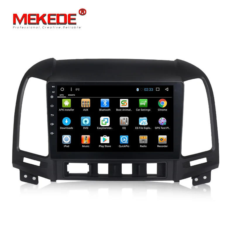 Автомобильный DVD-плеер topway T3 Android 7 1 автомагнитола стерео плеер для hyundai santa Fe 2006-2012