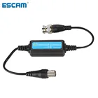 ESCAM HD-TVICVIAHDCVBS контура заземления Изолятор видео Balun коаксиальный BNC штекер-гнездо для камеры