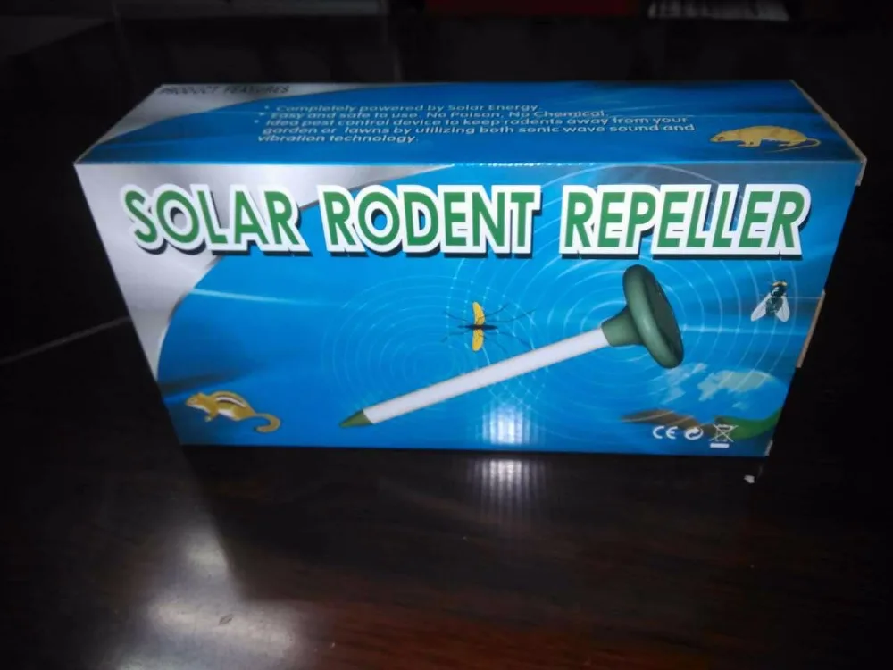 

Outdoor Snake Repeller Garden Solar Power Sonic Wave Ultrasonic Mouse Repellent Mole Rodent Pest Reject