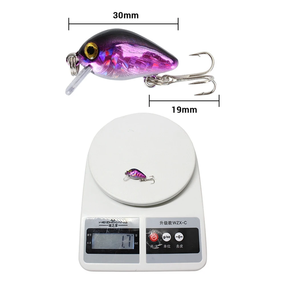 Викторсенс Crankbait рыболовные приманки 3 см 1 7 г Topwater Isca Minnow жесткая приманка воблер