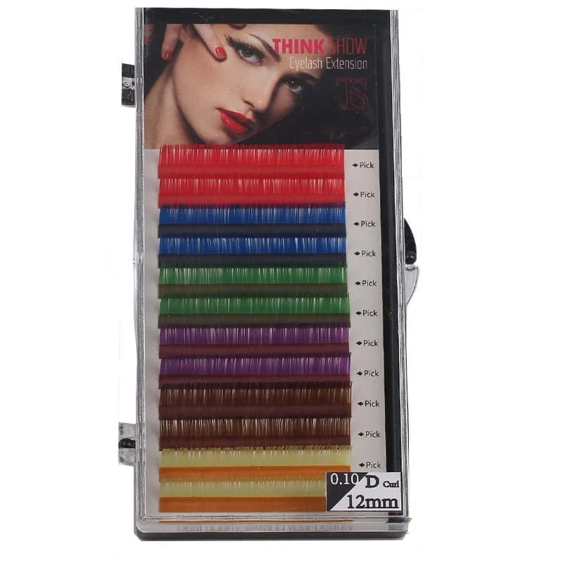 Ресницы Объемные корейские натуральные для наращивания 0 07/0 1 цветов|eyelash extension