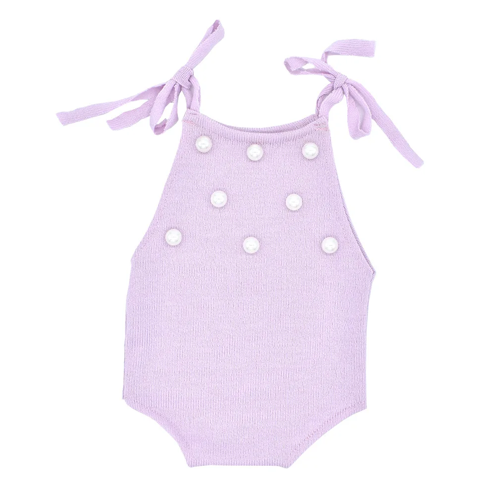 Вязаный комбинезон для новорожденных Детский фотосессии принцессы маленьких