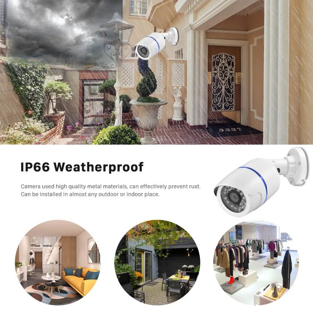 2,8 мм широкоугольная ip-камера 1080P 960P 720P оповещение по электронной почте XMEye ONVIF P2P Обнаружение движения RTSP 48V наружняя камера видеонаблюдения POE CCTV уличная