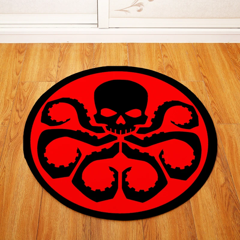 Высокое качество модный супергерой круглый стул/настольный коврик для гостиной