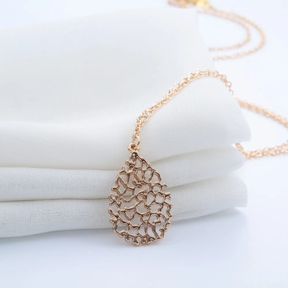 Kinitial 1 шт. модные ювелирные изделия милые ручной работы слеза филигранная