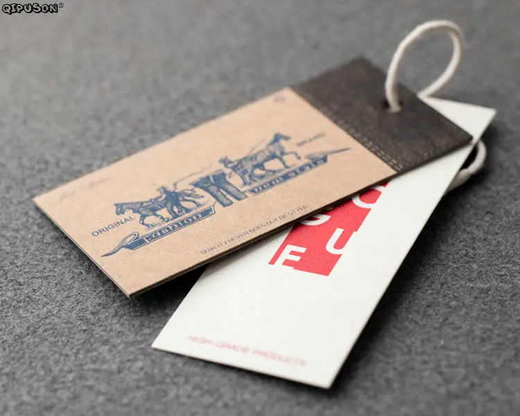 GQ006 пользовательские брендовые логотипы с принтом подвесной ярлык