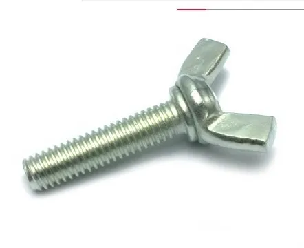 30 шт./лот M4*20/M5*12/20 M6*10/16/20/25/30 M8*16/20 покрытие из цинка болт-бабочка нержавеющей стали