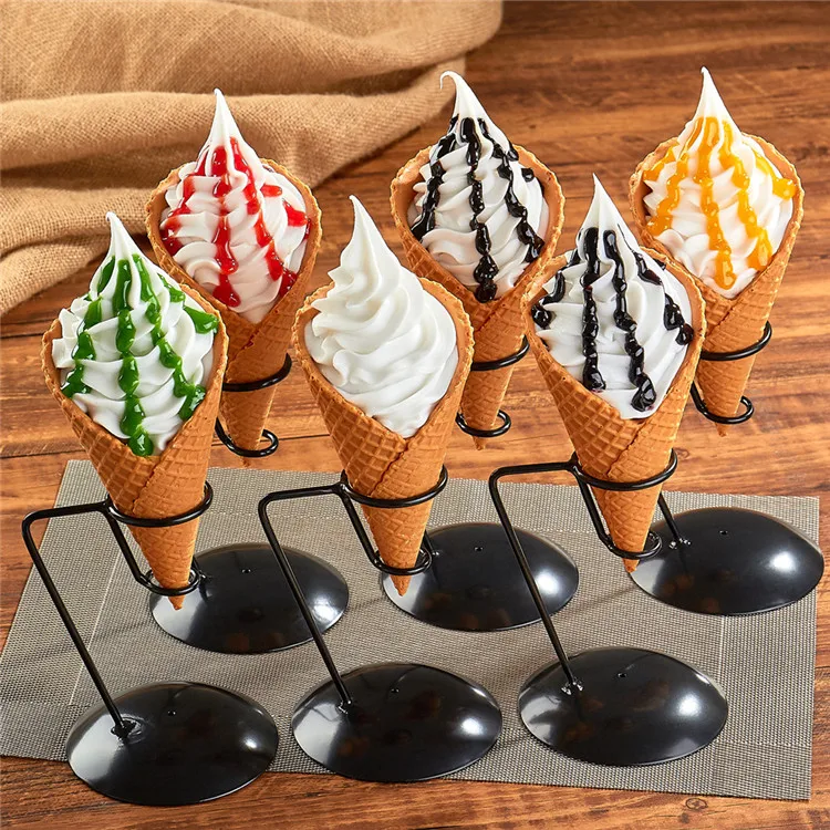 Имитация мороженого на заказ искусственный лед модель крема поддельные образцы