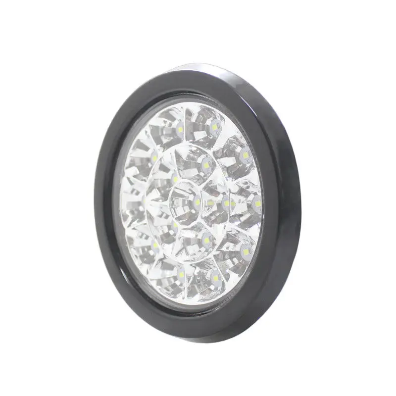 Fuleem 2 шт. 4 дюйма белый 16 светодиодов для грузовика прицепа Круглый отражатель