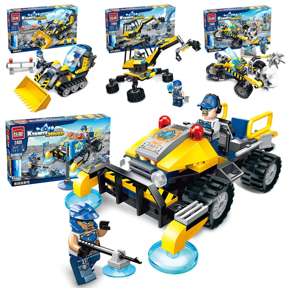 Обучающие кирпичи Инженерная команда Модель Набор строительных блоков игрушка