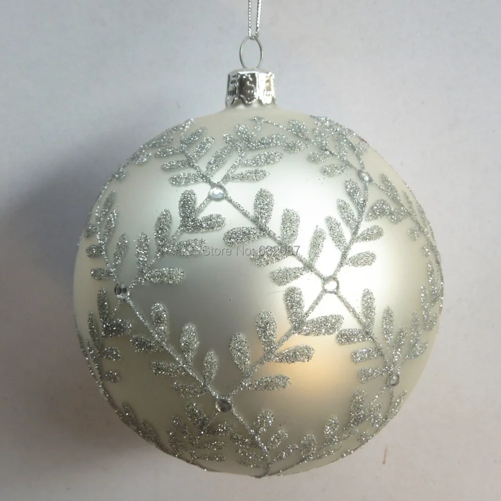 8 см красивая картина стеклянный шар Рождественский день друг подарок