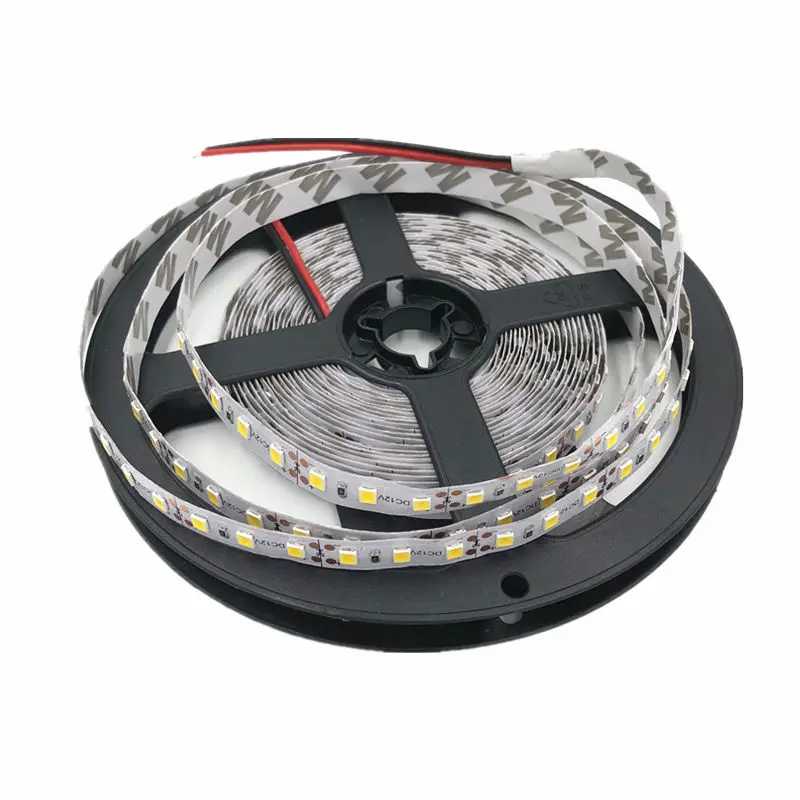 Гибкий Светодиодные ленты светильник 5 м 2835 SMD DC 12V 60/120/180/240 светодиодный s/M светодиодный ленточный светильник ярче, чем SMD 3528 Светодиодный лента шнура светильник