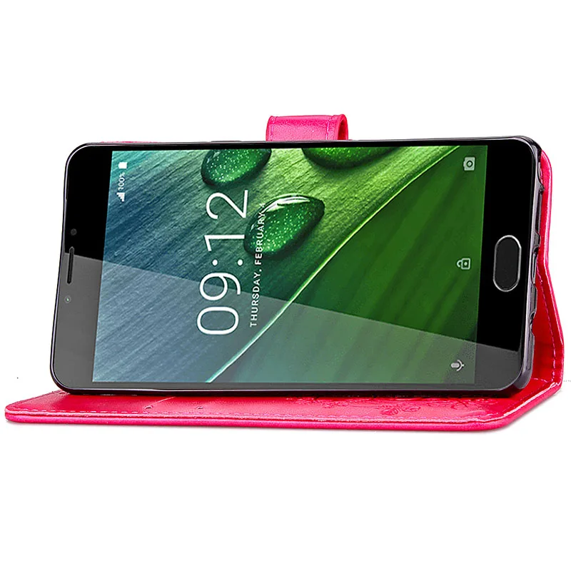 Cover Mobile Phone Case For Acer Liquid Z6 Plus 5.5&quot Flip PU Leather Shell Diamond Protection Holster Wallet Card Slot Bag Strap |