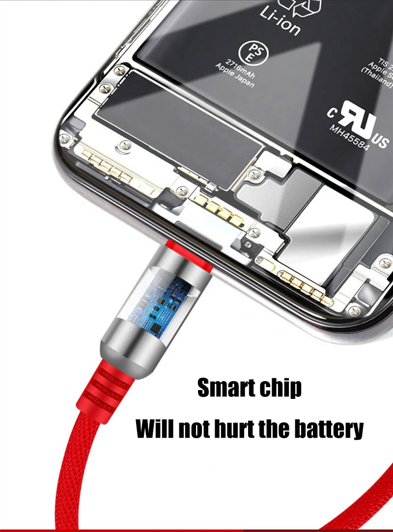 3 в 1 Локоть быстрой зарядки USB кабель Micro USB 8Pin type C кабель для samsung huawei 90 градусов USB кабель для iPhone X XS USB шнур