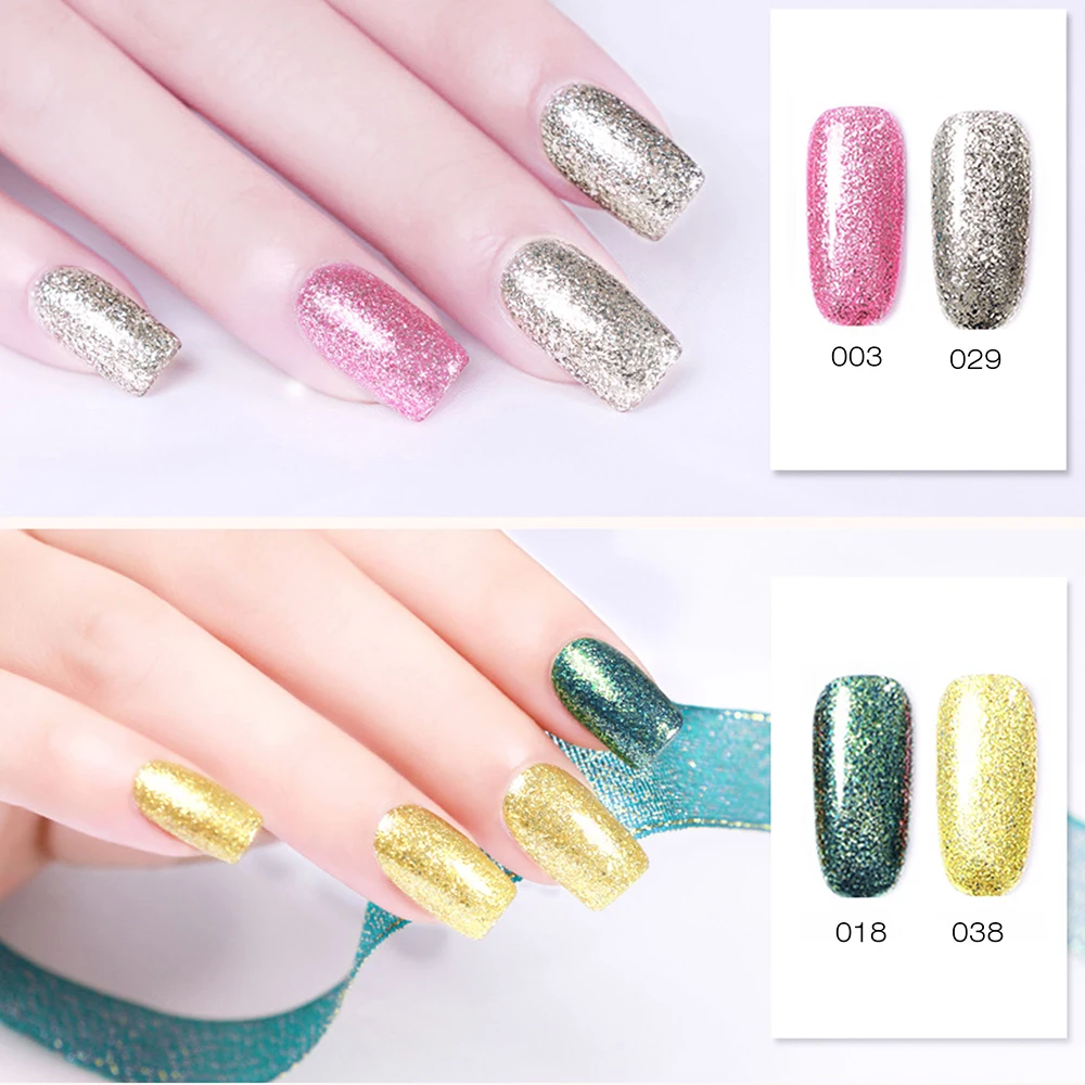 Nailive 15 мл фиолетовый цвет УФ гель Блестящий для ногтей долговечные Платиновые