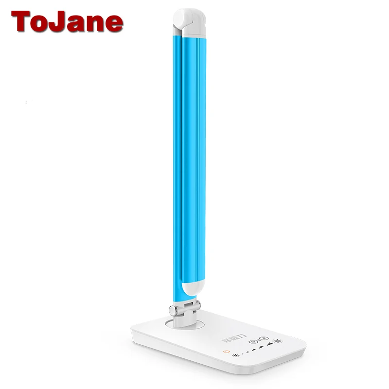ToJane TG-168 настольная лампа 5 цветовых режимов x 7 Dimable уровней светодио дный Светодиодная настольная лампа для чтения 8 Вт eyсветодио дный E-friendly Светодиодная настольная лампа металл USB свет