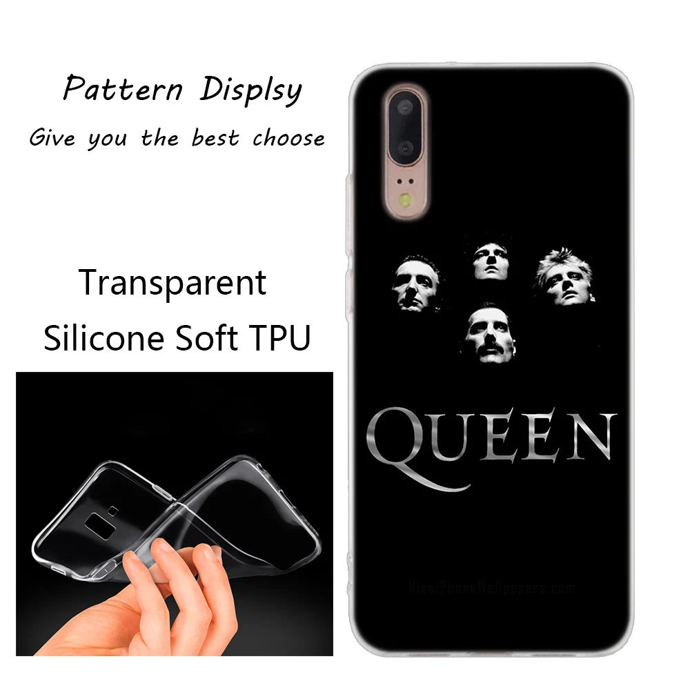 Горячая queen полоса Мягкий силиконовый чехол для телефона, для huawei P30 P20 P10 P9 P8 Lite P30 P20 мини-видеокамера-регистратор с креплением к P Smart плюс Модный чехол с принтом" - Цвет: 013