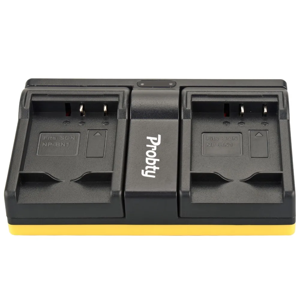 Probty 2 шт. NP BN1 Камера Батарея + USB Dual Зарядное устройство для SONY DSC W630 W570 WX100 WX150 TX7C W510