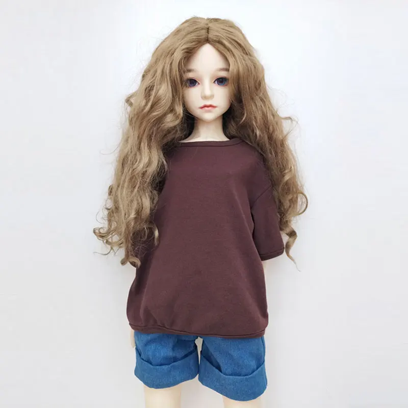 Кукла Одежда хлопок футболка платье аксессуары для 1/6 1/3 1/4 BJD пальто для куклы Подарки для детей