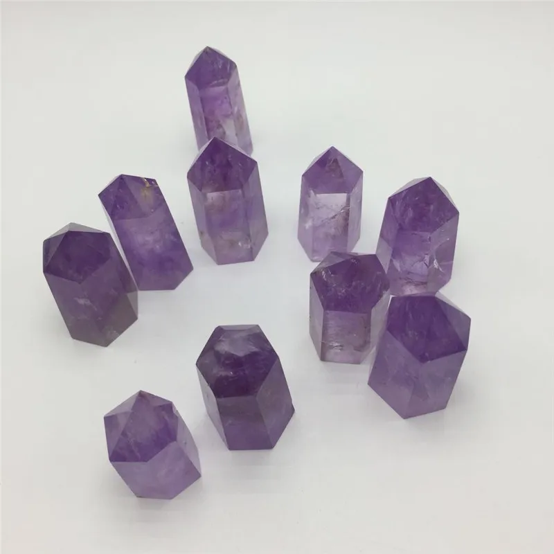 1 шт. Прямая поставка натуральный аметист кварцевый кристалл драгоценный камень