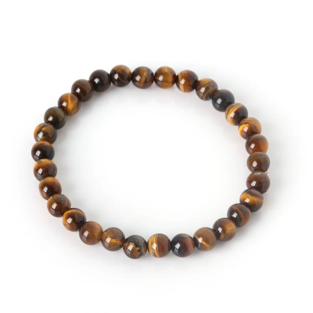 Новое поступление 6 мм тигровый глаз любовь Будда браслеты ранний браслет для