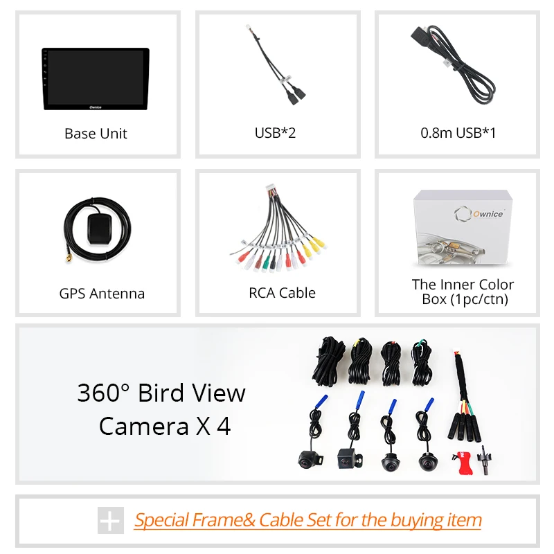 Эта ссылка для описания продукта серии Ownice K5 не продается отдельно| |