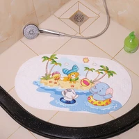 cartoon animal bathroom mat childrens bath non slip mat pvc bathroom hotel bathtub with suction cup mat bathroom supplies