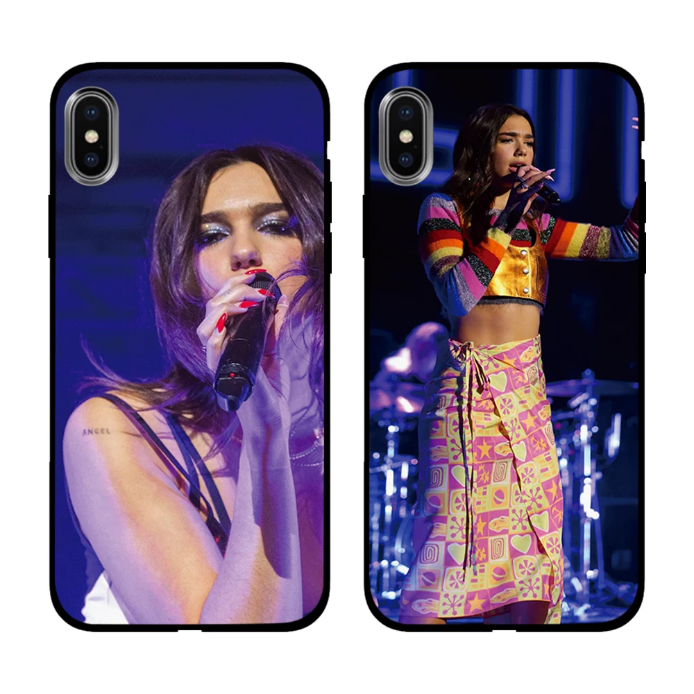 Мягкий ТПУ чехол Dua Lipa для Apple iPhone 6 6S 7 8 Plus 5 5S SE X XS MAX XR силиконовые чехлы | Мобильные