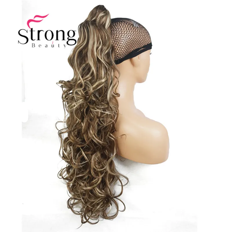 StrongBeauty женская обувь для девочек синтетическая X-Long W прекрасная форма коготь зажим конский хвост пони волосы расширенный выбор цвета