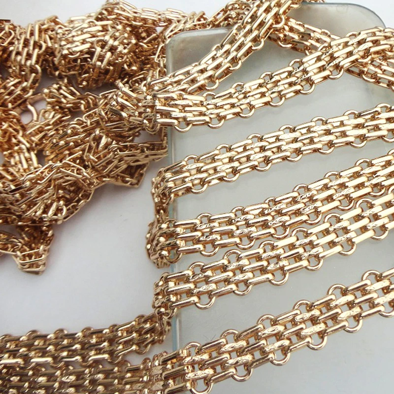 Сумка на ремне шириной 120 см ручная работа 40 140 Золотая серебряная черная