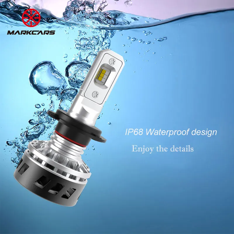 MARKCARS F2 H4 H7 LED Car Headlight 9006 9007 9012 H16 Pure White&Yellow Dual Color Light Auto Lamp Fog 10000LM 50W 12V | Автомобили и