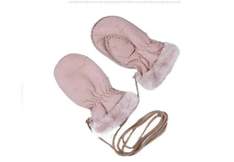 Высококачественные детские перчатки, меховые кожаные перчатки, перчатки из овчины, детские меховые перчатки, зимние теплые перчатки для детей/девочек/перчатки для мальчиков