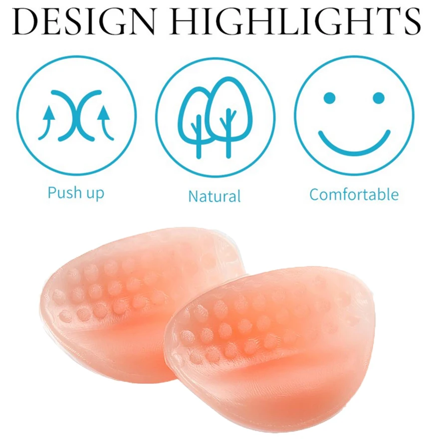 Купальник бикини специальный массажный силиконовый нагрудный вкладыш собранный